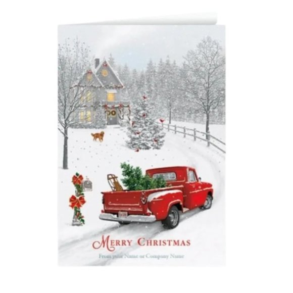 NWT-THE GALLERY COLLECTION- Christmas Delivery Card Design 1029188 SEALED $236 - Picture 1 of 2